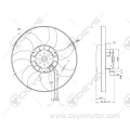 Car radiator cooling fan for VW TRANSPORTER